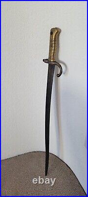 French Model 1861 Chassepot Yataghan Bayonet Sword