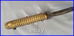 French Model 1861 Chassepot Yataghan Bayonet Sword