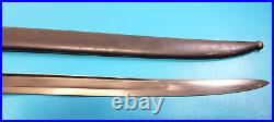 French Model 1866 Chassepot Chatellerault Bayonet Sword Scabbard Matching S/N #