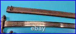 French Model 1866 Chassepot St. Etienne Bayonet Sword Scabbard