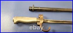 French Model 1886 /35 Lebel Rifle Bayonet Scabbard Hooked Quillon 2nd Variant