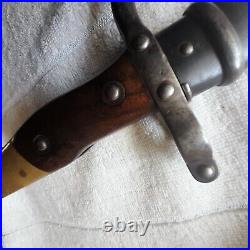 French bayonet model 1878 gras and scabbard