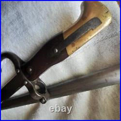 French bayonet model 1878 gras and scabbard