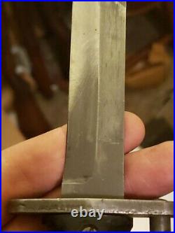 GENUINELY SCARCE EXC. M5 Bayonet for M1 Garand made by UTICA M8-A1 SCABBARD