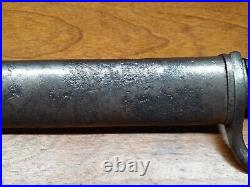 German WW1 1917 M1898 / 05 Sawback Bayonet and Steel Scabbard