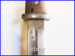 German WWI Bayonet SG84/98nA Herder/Velbert With17 no Scabbard #265