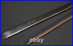 Indian Wars US Army M1873 Trapdoor. 45-70 Springfield Bayonet & Scabbard U. S