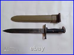 Italian Garand M1 Bayonet With Scabbard