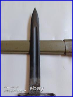 Italian Garand M1 Bayonet With Scabbard