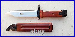Izhevsk Vintage Russian Soviet Bakelite Bayonet With Scabbard RARE TYPE marks