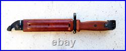 Izhevsk Vintage Russian Soviet Bakelite Bayonet With Scabbard RARE TYPE marks