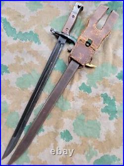 Japanese Arisaka Bayonet W frog & Scabbard Type 99 38 Rifle