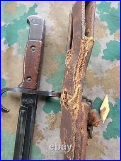 Japanese Arisaka Bayonet W frog & Scabbard Type 99 38 Rifle