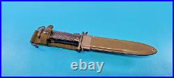 Korean War U. S. M5A1 Mil Par Col Bayonet Knife + USM8A1 Vp Co. M1 Garand