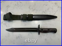 L1A2 Australian bayonet With Appropriate L1A2 Scabbard Mint Condition. Beautiful