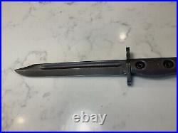 L1A2 Australian bayonet With Appropriate L1A2 Scabbard Mint Condition. Beautiful