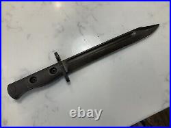 L1A2 Australian bayonet With Appropriate L1A2 Scabbard Mint Condition. Beautiful