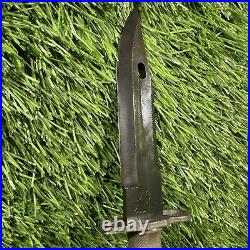 Lan-Cay M9 Bayonet with Scabbard Lancay Black & Olive Color Never Used Greased