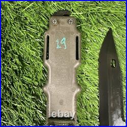 Lan-Cay M9 Bayonet with Scabbard Lancay Black & Olive Color Never Used Greased