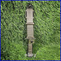 Lan-Cay M9 Bayonet with Scabbard Lancay Black & Olive Color Never Used Greased