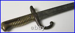 M1866 Yataghan Sword Bayonet French Chassepot & Metal Scabbard Matching Numbers