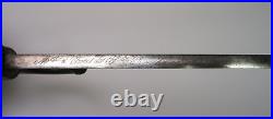 M1866 Yataghan Sword Bayonet French Chassepot & Metal Scabbard Matching Numbers