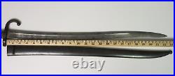 M1866 Yataghan Sword Bayonet French Chassepot & Metal Scabbard Matching Numbers