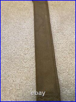 M1905 Original Us Springfield Sa 1906 Bayonet Wwi M1910 Scabbard Canvas Rare