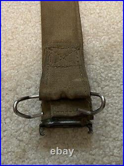 M1905 Original Us Springfield Sa 1906 Bayonet Wwi M1910 Scabbard Canvas Rare