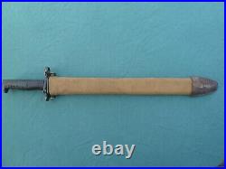 M1905 SPRINGFIELD SA 1920 BAYONET with KHAKI 1910 SCABBARD original finish 1903