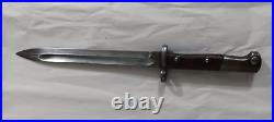 M1912 WWI CE WG Chile Chilean Mauser Bayonet Knife & Scabbard & Frog