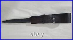 M1912 WWI CE WG Chile Chilean Mauser Bayonet Knife & Scabbard & Frog