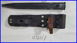 M1912 WWI CE WG Chile Chilean Mauser Bayonet Knife & Scabbard & Frog