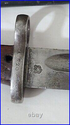 M1912 WWI CE WG Chile Chilean Mauser Bayonet Knife & Scabbard & Frog