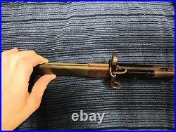 M1 Bayonet UC Utica Cutlery Light Wear Uncut Original Finish US Marked Scabbard