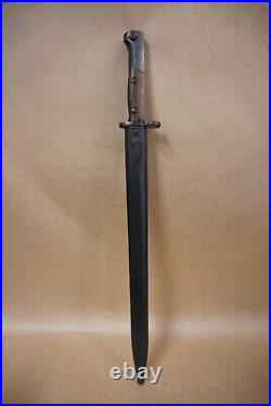 M. 1924 Belgian Long Export Mauser Bayonet with Scabbard