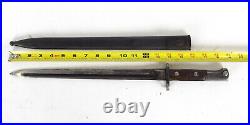 Mauser Yugo 20 Long Bayonet with Scabbard