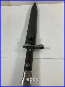 Maybe Turkish's Made Bayonet And Scabbard, I'm Told 1930s-1950