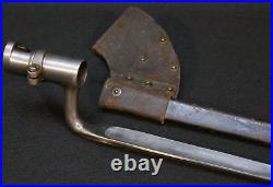 Mexican Civil War US Army Springfield 1835/40 Bayonet & Pattern 1851 Scabbard