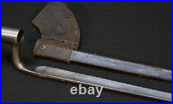 Mexican Civil War US Army Springfield 1835/40 Bayonet & Pattern 1851 Scabbard