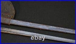 Mexican Civil War US Army Springfield 1835/40 Bayonet & Pattern 1851 Scabbard