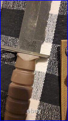 NEW OKC3S Genuine Marine Corps USMC Combat Bayonet & Scabbard Ontario Knife