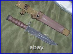 OKC3S Knife Genuine Issue Marine Corps USMC Bayonet & Scabbard Ontario Knife USA