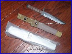 OKC-3S Knife Bayonet & Scabbard USMC Ontario Knife Company Genuine Marine Corps