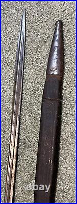 ORIGINAL Long GERMAN M 1898 SIMSON & CO MADE NEUER ART 25.5 BAYONET & SCABBARD