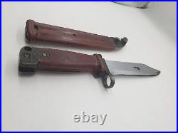 ORIGINAL SOVIET RUSSIAN KNIFE BAYONET Bakalite Scabbard