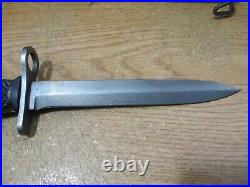 Original CASE U. S. M4 BAYONET withM8A1 PWH Scabbard USGI