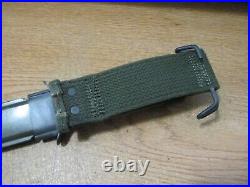 Original CASE U. S. M4 BAYONET withM8A1 PWH Scabbard USGI