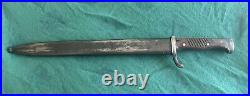 Original German Butcher WWI Model 1898/05 Bayonet with scabbard