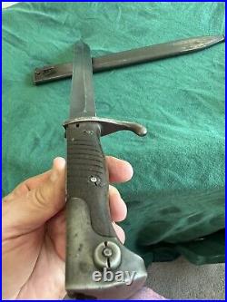 Original German Butcher WWI Model 1898/05 Bayonet with scabbard